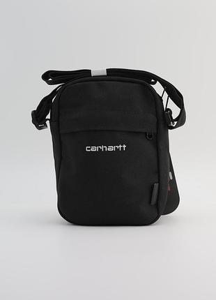 Carhartt сумка через плече / сумка на плече / кархартт / кархарт / сумки / чоловічі сумки через плече / сумка жіноча черный