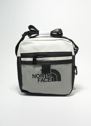 The north face сумка через плече / сумка на плече / тнф / норт фейс / сумки / чоловічі сумки через плече / сумка чоловіча молочный