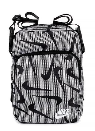 Nike сумка через плече / сумка на плече / найк / сумки / чоловічі сумки через плече / сумка чоловіча сірий