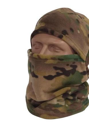 Балаклава військова флісова мультикам