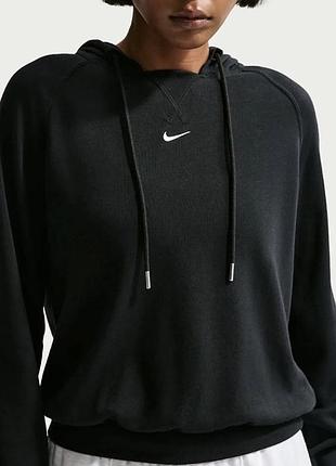 Худі бавовняне nike оригінал l ( m-l) чорне з вишитим лого