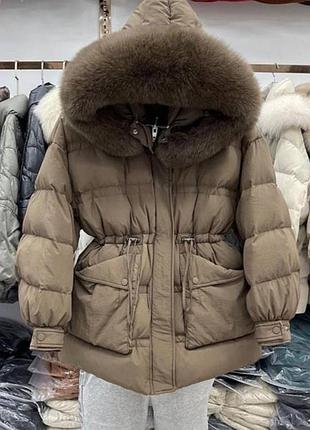 Парка  з натуральним хутром