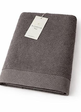 Рушник maison dor artemis grey мікрокоттон 85-150 см сірий