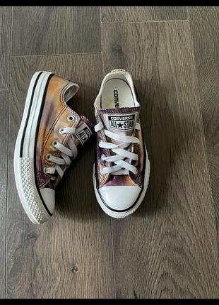 Кеди converse оригінал різнокольорові  31,5  розмір 19,5  см устілка
