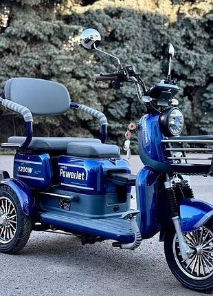 Електротрицикл corso power jet 1200w-72вт-28ah grafen шини 10"-10" купити в інтернет-магазині