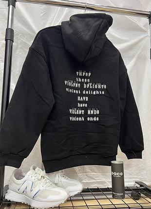 Худи утепленное, на меху, турция, арт. 6063, 140-150 см 150
