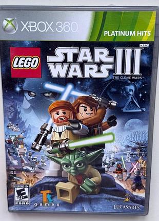 Lego star wars iii the clone wars platinum hits, б/у, английская версия - диск для xbox 360