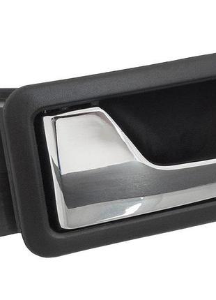 Audi 80 b4 91-96 ручка передніх міжкімнатних дверей чорна + хром ліва