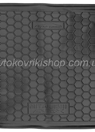 Гумовий килимок багажника mitsubishi asx 2010- avto-gumm