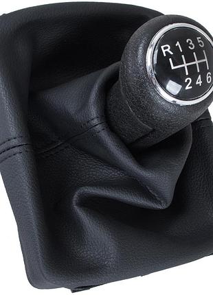 Vw polo iv 01-09 ручка перемикання передач + сильфон 6 передач