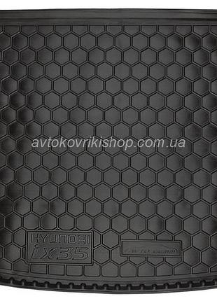 Гумовий килимок багажника hyundai ix35 (lm, el, elh) 2009- avto-gumm