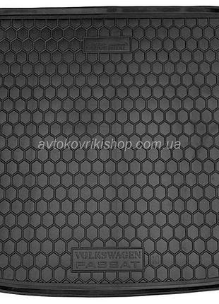 Резиновый коврик багажника volkswagen passat b7 2010- (универсал) avto-gumm