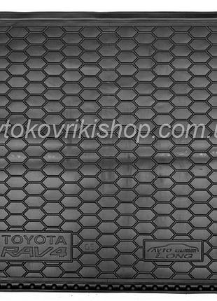 Гумовий килимок багажника toyota rav4 2005- long (арабська версія) avto-gumm