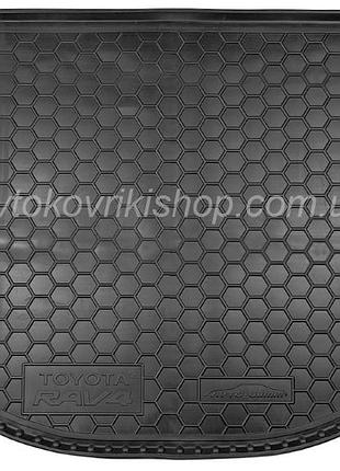Резиновый коврик багажника toyota rav4 2013- (с докаткой) avto-gumm