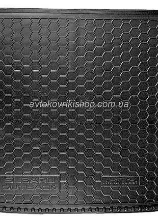 Гумовий килимок багажника subaru outback 2015- avto-gumm