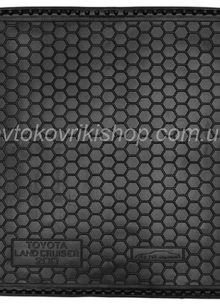 Гумовий килимок багажника toyota land cruiser 200 2007- (5 місць) avto-gumm