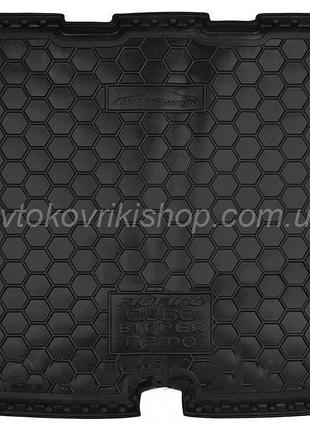 Гумовий килимок багажника citroen nemo 2008- avto-gumm