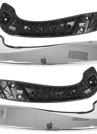 Ручки двери renault megane iii fluence рено меган 3 чорного кольору 809540011r 809600017r хром