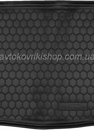 Резиновый коврик багажника chevrolet aveo 2002- (седан) avto-gumm