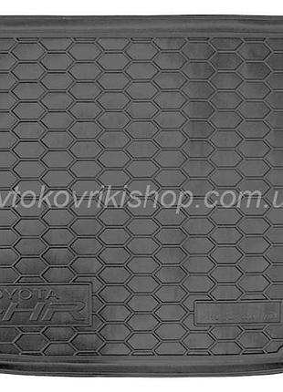 Резиновый коврик багажника toyota c-hr 2016- avto-gumm