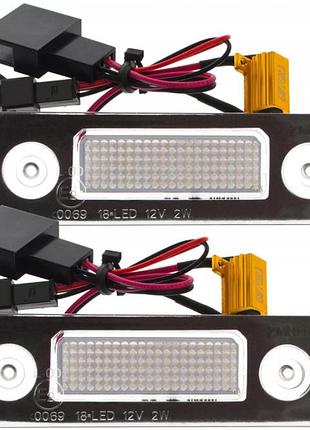 Led подсветка номера номерного знака skoda octavia ii fl roomster i лед