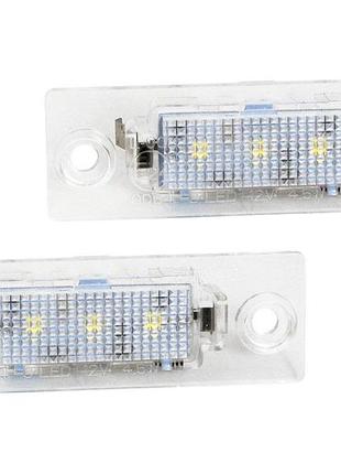 Подсветка номера номерного знака vw caddy golf v plus jetta passat b5 t5 touran superb лед led