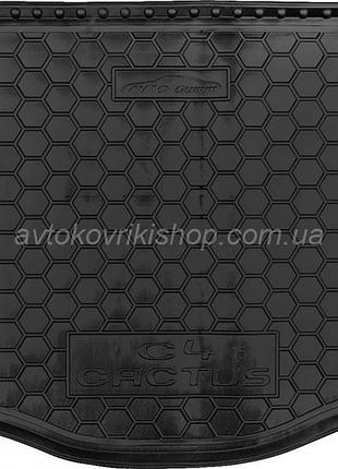 Резиновый коврик багажника citroen c4 cactus 2015- avto-gumm