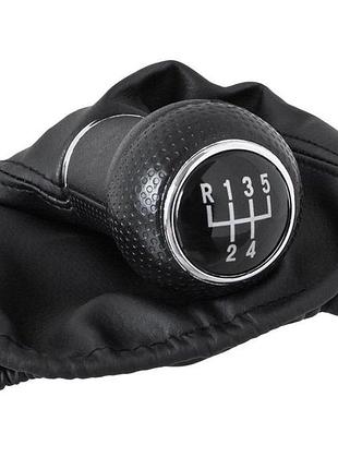 Ручка кпп seat cordoba i 93-02 чорна + симфон 5 передач