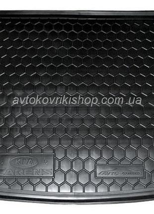 Резиновый коврик багажника kia carens 2013- (5 мест) avto-gumm