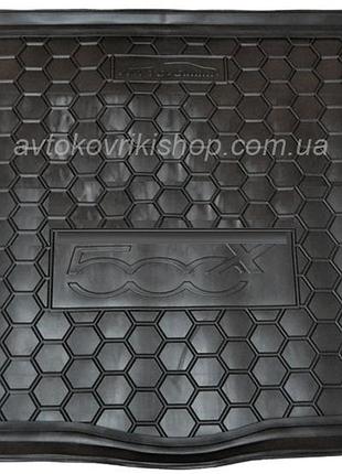 Резиновый коврик багажника fiat 500x 2014- avto-gumm