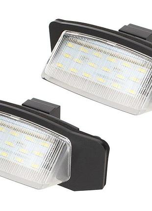 Led подсветка номера номерного знака mitsubishi lancer x outlander ii