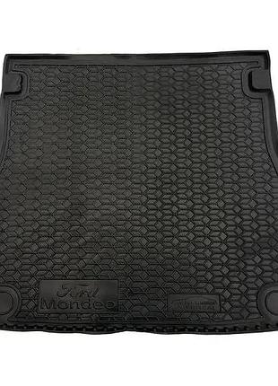 Резиновый коврик в багажник ford mondeo lll 2000- (универсал) avto-gumm