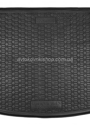 Резиновый коврик багажника volkswagen tiguan allspace 2018- (5 мест) avto-gumm
