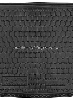 Резиновый коврик багажника ssang yong kyron 2005- (с органайзером) avto-gumm