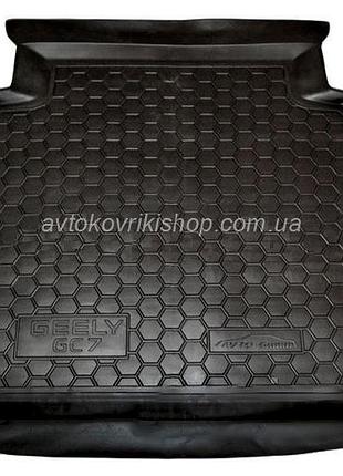 Резиновый коврик багажника geely gc7 2015- (седан) avto-gumm