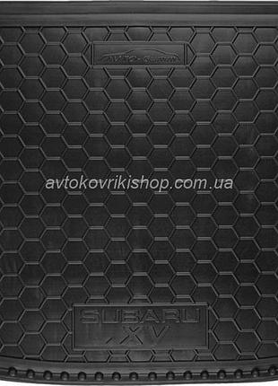 Резиновый коврик багажника subaru xv 2011- avto-gumm