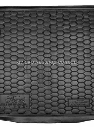 Резиновый коврик в багажник ford sierra 1987-1994 (седан) avto-gumm