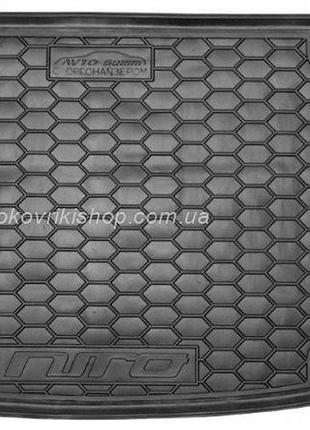 Резиновый коврик багажника kia niro 2018- (с органайзером) avto-gumm