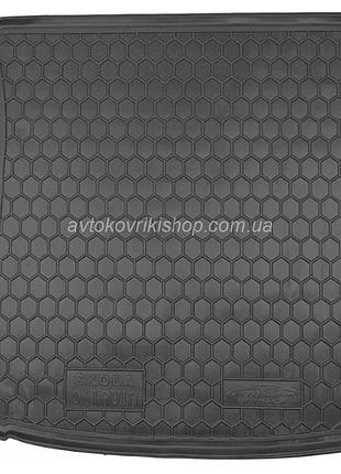 Резиновый коврик багажника skoda octavia a4 1996-2010 (лифтбэк) avto-gumm