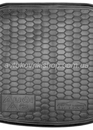 Гумовий килимок багажника audi a3 2012- (сідан) avto-gumm