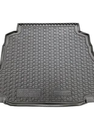 Резиновый коврик багажника mazda 323 ba 1994-1998 (седан) avto-gumm