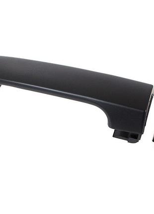 Hyundai i20 08-15 ручка передніх зовнішніх дверей чорна з отвором ліва