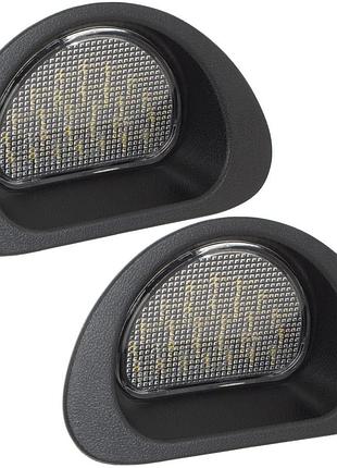 Citroen c1 peugeot 107 toyota aygo 05-14 світлодіодні фари номерного знака, комплект 2 шт.