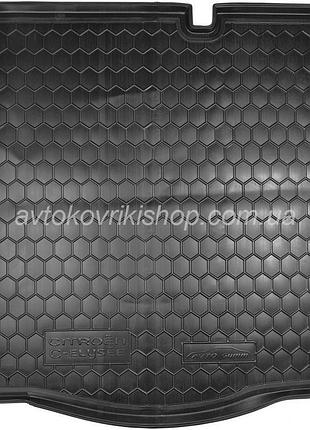 Гумовий килимок багажника citroen c-elysse 2013- avto-gumm