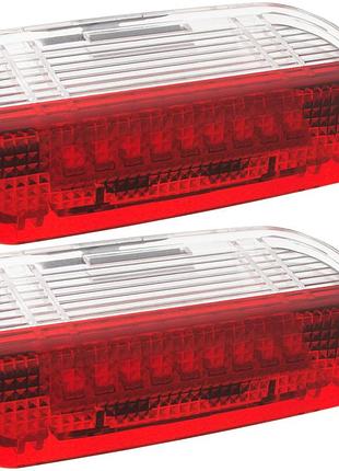 Vw eos golf v vi jetta iii passat b6 b7 b8 cc scirocco sharan touareg підсвічування салону біло-червоне led 2