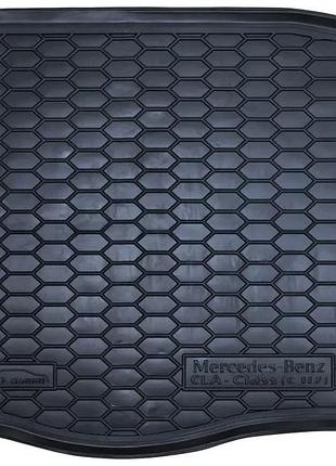 Резиновый коврик багажника mercedes-benz c117 cla 2013- avto-gumm