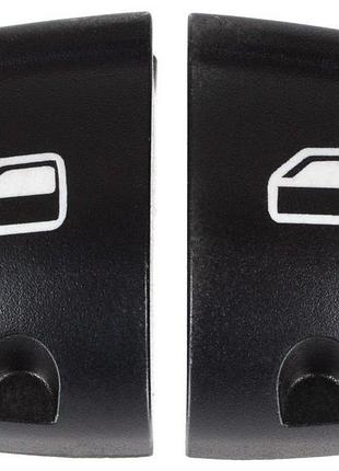 Audi a3 ii (8p) 03-13 накладки кнопок перемикання вікон в лівій панелі комплект 2 шт.