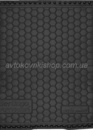 Гумовий килимок багажника citroen berlingo 2008- avto-gumm