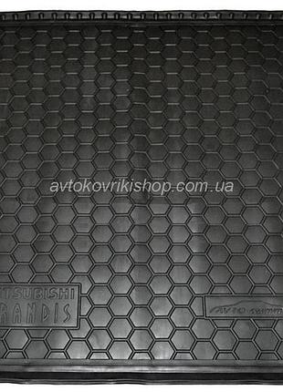 Гумовий килимок багажника mitsubishi grandis 2003- (7 місць) avto-gumm