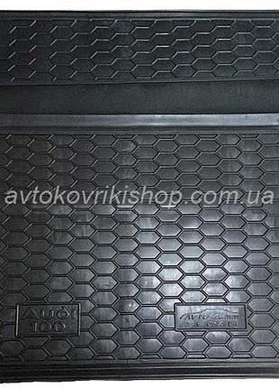 Гумовий килимок багажника audi 100 1991-1994 (сідан) avto-gumm